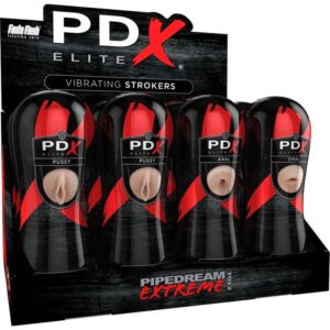 Pdx Elite-Stroker Set 12 Stk.: 6x Vagina, 3x Anal, 3x Oral-TPE · Sextoys