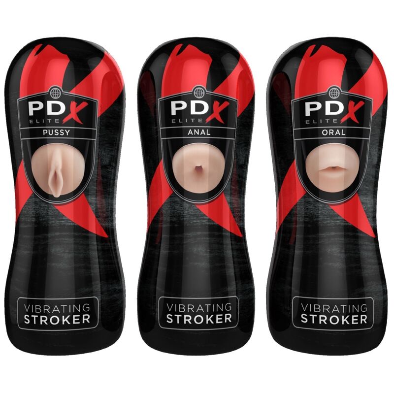 Pdx Elite-Stroker Set 12 Stk.: 6x Vagina, 3x Anal, 3x Oral-TPE · Sextoys (Bild 2)