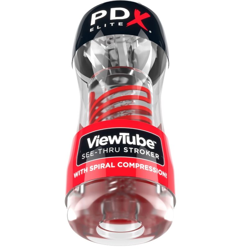 Pdx Elite-Stroker Viewtube 2 Spiralkompression Transparent-TPE · Sextoys (Bild 2)