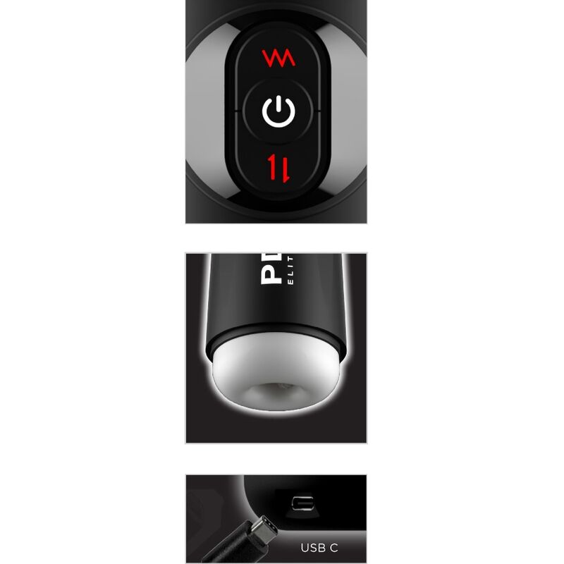 Pdx Elite-Stroker Moto-milker Vibrator-TPE, 10 Geschwindigkeiten · Sextoys (Bild 3)