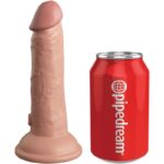 King Cock-Realistische Elite Dildo aus Silikon 15.2 cm-Saugnapf · Strap-on & Harness