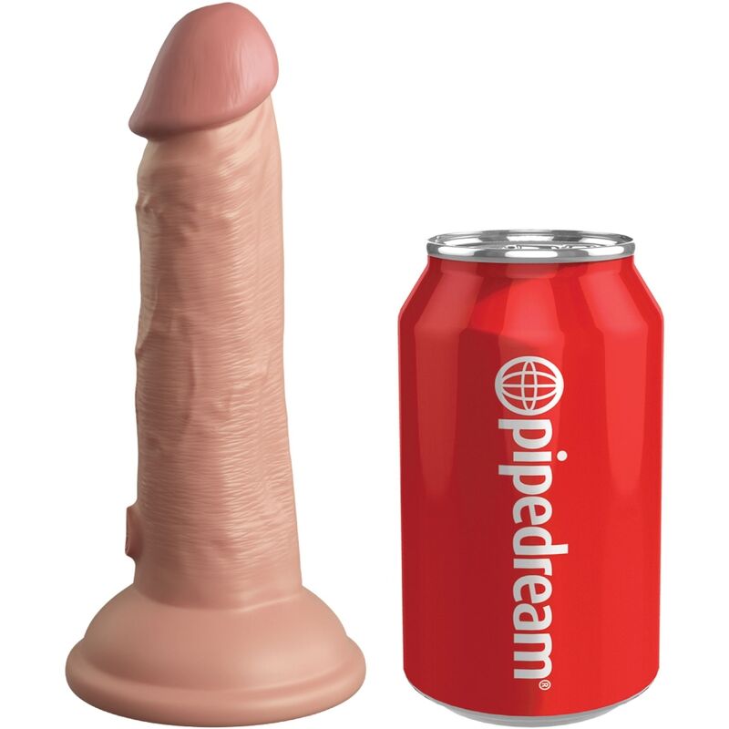 King Cock-Elite Realistischer Dildo aus Silikon 15.2 cm-Saugnapf