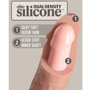 King Cock-Elite Dildo in Realistic Silikon 20.3 cm-Saugnapf · Strap-on & Harness (Bild 6)