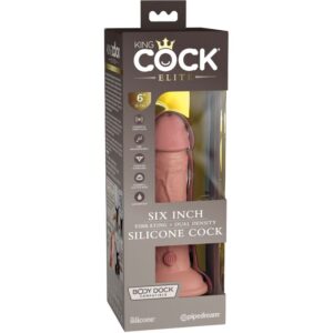 King Cock-Realistische Elite Dildo mit Vibrationen in Silikon, 15.2 cm · Strap-on & Harness (Bild 6)