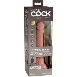 King Cock-Elite Dildo Realistic Vibrator mit Fernbedienung · Strap-on & Harness (Bild 6)