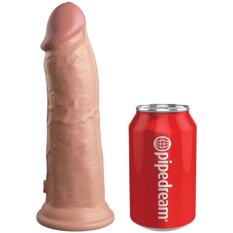 King Cock-Elite Realistischer Dildo mit Vibration aus Silikon, 20.3 cm