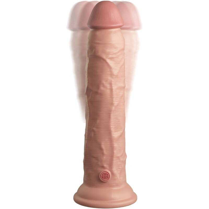 King Cock-Elite Dildo Realistic Vibrator mit Fernbedienung · Strap-on & Harness (Bild 3)