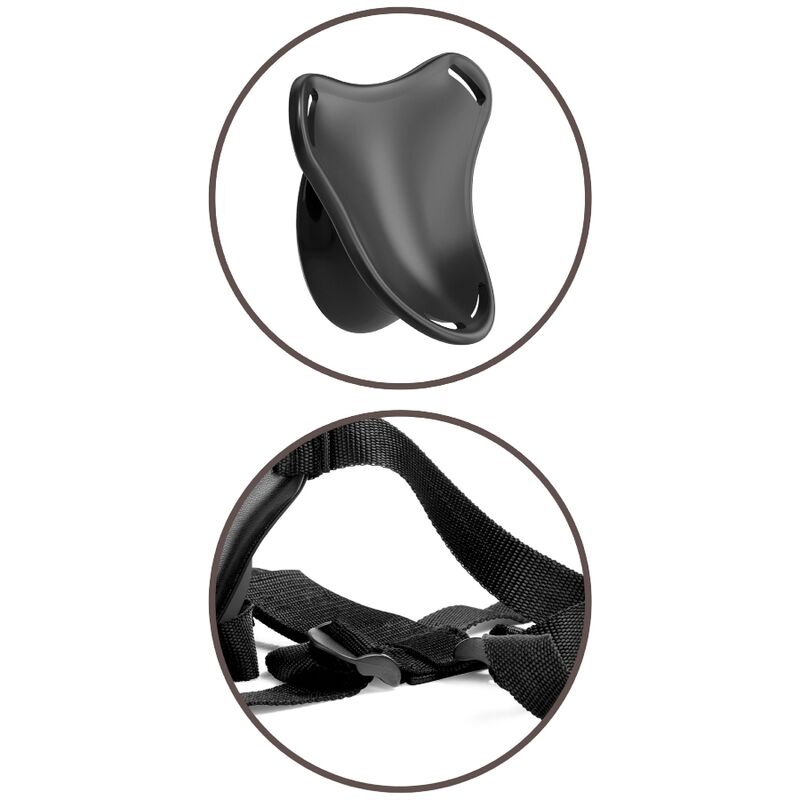 King Cock-Elite Harness Einstellbar für Anfänger-Silikon, Saugnapf · Strap-on & Harness (Bild 6)