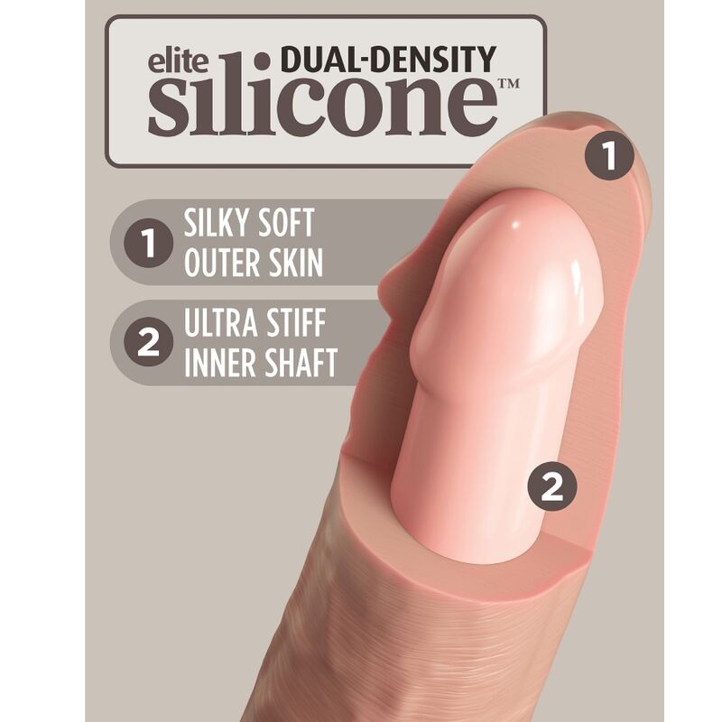 King Cock-Harness Einstellbar Elite mit Dildo 15,2 cm · Strap-on & Harness (Bild 10)