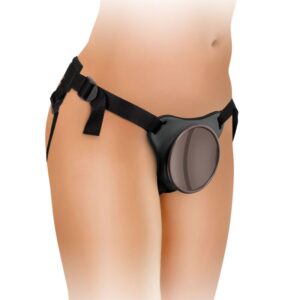 King Cock-Elite Comfy Harness Einstellbar mit Dildo 17.8 cm-Silikon · Strap-on & Harness (Bild 6)