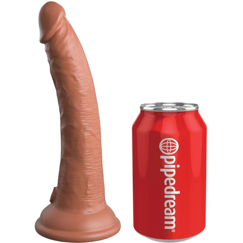 King Cock-Elite Comfy Harness Einstellbar mit Dildo 17.8 cm-Silikon · Strap-on & Harness (Bild 7)