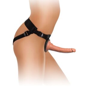 King Cock-Elite Comfy Harness Einstellbar mit Dildo 17.8 cm-Silikon · Strap-on & Harness (Bild 5)