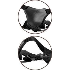 King Cock-Elite Comfy Harness Einstellbar mit Dildo 17.8 cm-Silikon · Strap-on & Harness (Bild 9)
