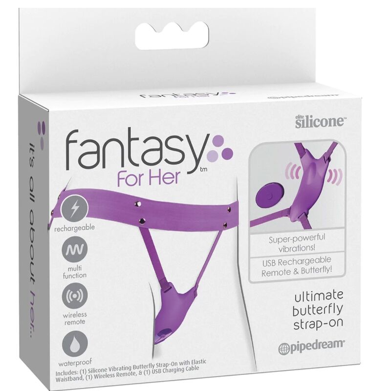 Fantasy For Her-Harness Schmetterling Vibrator Wiederaufladbar · Vibratoren (Bild 2)