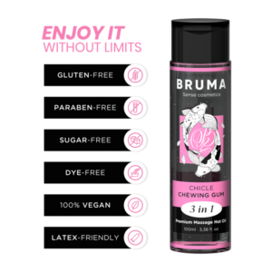 Bruma-Premium Massageöl Wirkung Heizer Aroma Chewing Gum 3 · Kosmetika & Aphrodisiaka