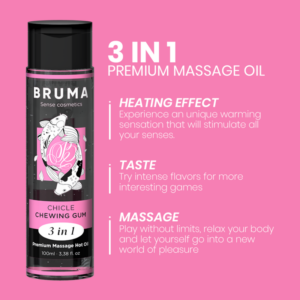 Bruma-Premium Massageöl Wirkung Heizer Aroma Chewing Gum 3 · Kosmetika & Aphrodisiaka (Bild 4)