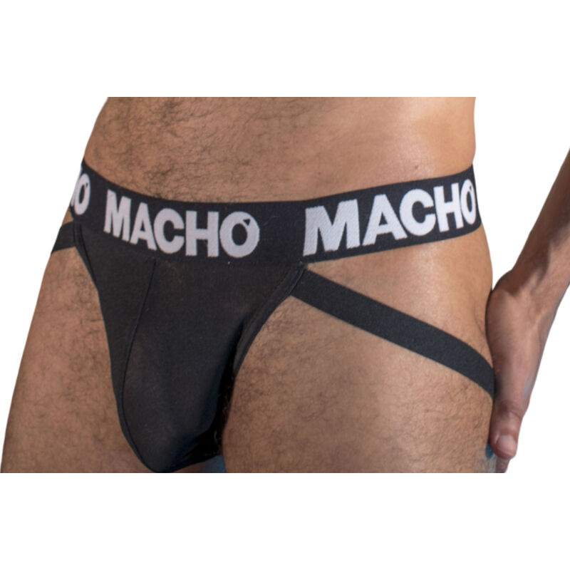 Macho Underwear-MX25NN Jock Schwarz · Herrenunterwäsche (Bild 2)