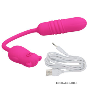 Fun Toys-Nobikuma Pink Bullet Vibrator aus Silikon-3 Geschwindigkeiten · Vibratoren (Bild 7)