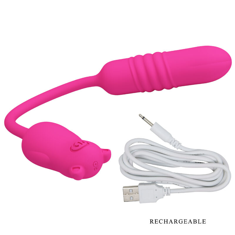 Fun Toys-Nobikuma Pink Bullet Vibrator aus Silikon-3 Geschwindigkeiten · Vibratoren (Bild 7)