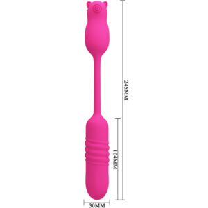 Fun Toys-Nobikuma Pink Bullet Vibrator aus Silikon-3 Geschwindigkeiten · Vibratoren (Bild 8)