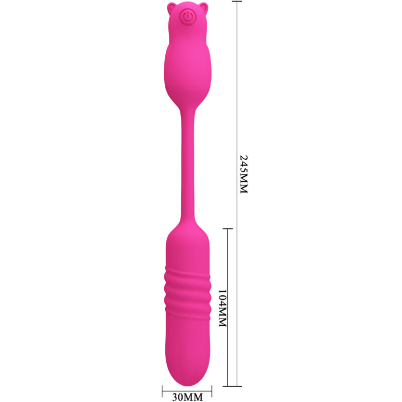 Fun Toys-Nobikuma Pink Bullet Vibrator aus Silikon-3 Geschwindigkeiten · Vibratoren (Bild 8)