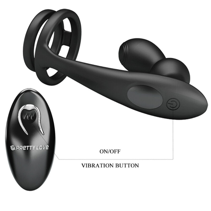Anal Toys-Marshall Penisring mit Analplug Vibrator und · Vibratoren (Bild 8)
