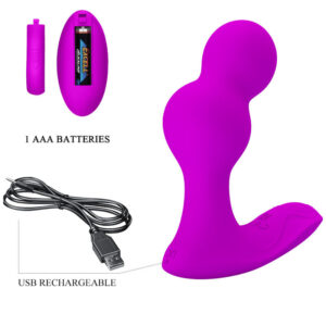 Anal Toys-Terrance Vibrator Anal Massagegerät mit Fernbedienung-Silikon · Vibratoren (Bild 7)