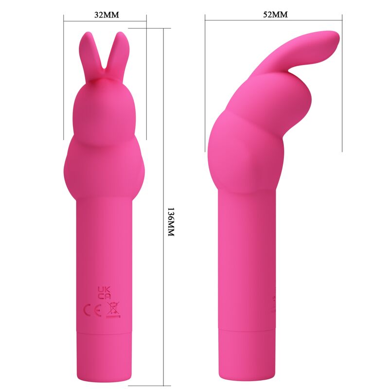 Fun Toys-Gerardo Fuchsia Rabbit Vibrator Silikon-10 Geschwindigkeiten · Vibratoren (Bild 7)