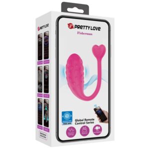 App Series-Egg Fisher Rosa Kontrolle durch App-Silikon, 12 · Vibratoren (Bild 7)