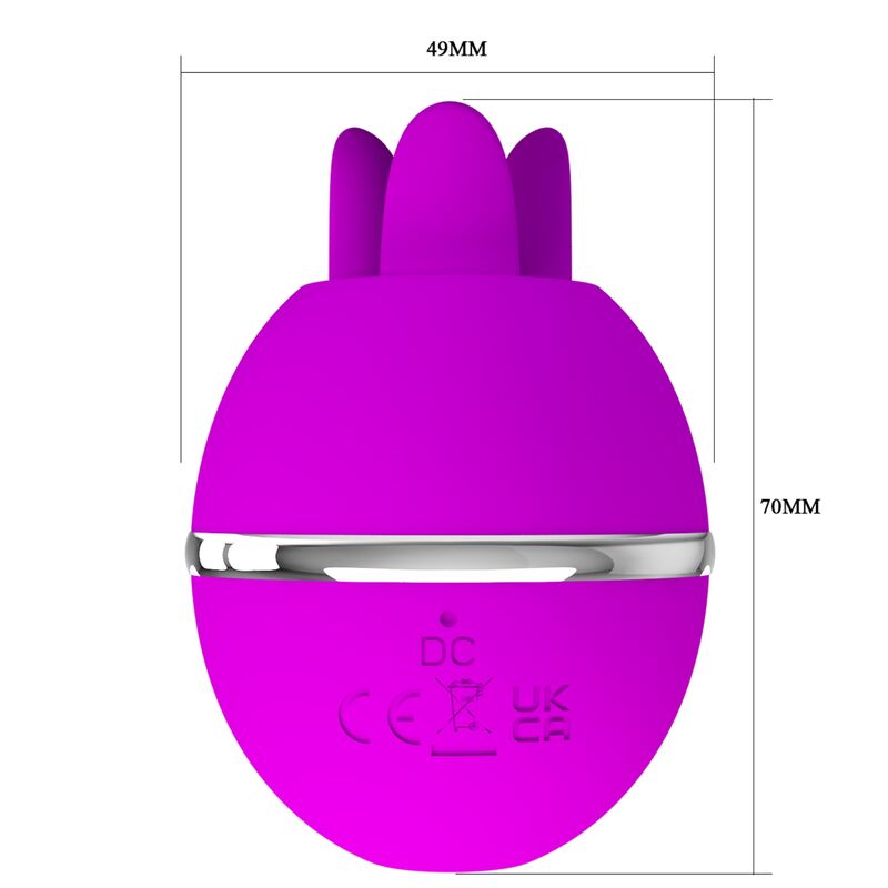 High Tech-Gemini Ball Vibrator Rund Lila Silikon-3 Geschwindigkeiten · Vibratoren (Bild 9)