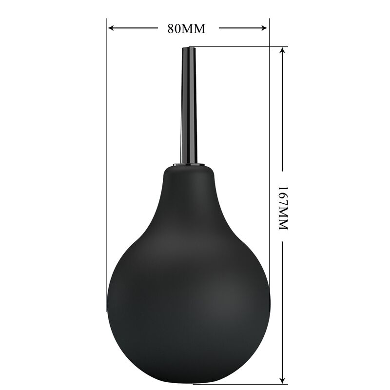 Mr Play-Dusche Anal Pear Blkb Black · Sextoys (Bild 6)