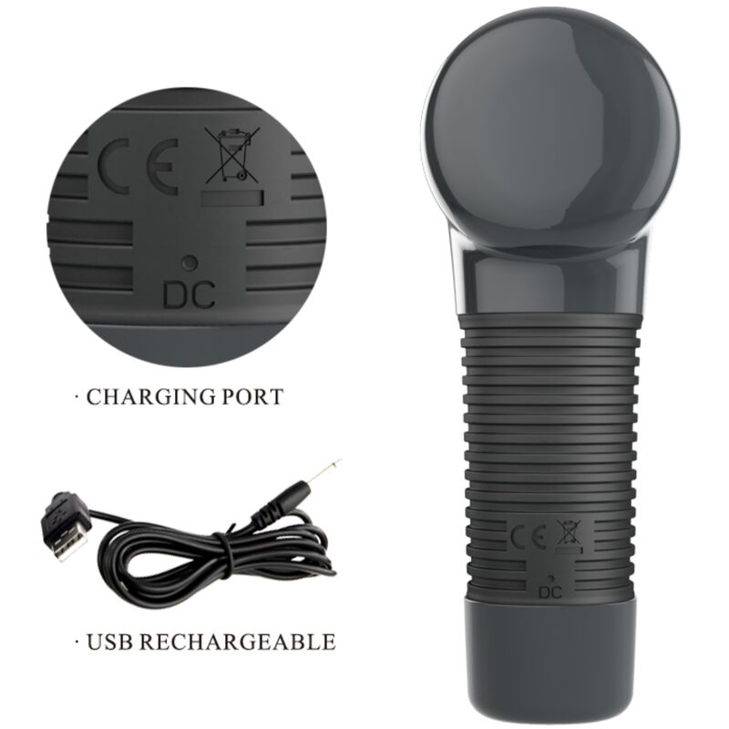 High Tech-Wiederaufladbar 7 Massagegerät Funktionen 5 Geschwindigkeit-Silikon, 7 · Vibratoren (Bild 8)
