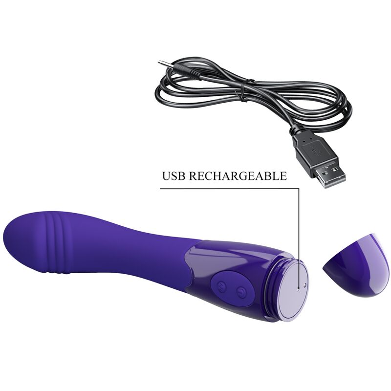 High Tech-Elemental Youth Violet Vibrator Dildo-Silikon, 12 Geschwindigkeiten · Vibratoren (Bild 6)