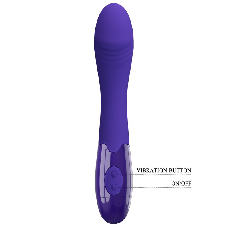 High Tech-Elemental Youth Violet Vibrator Dildo-Silikon, 12 Geschwindigkeiten · Vibratoren