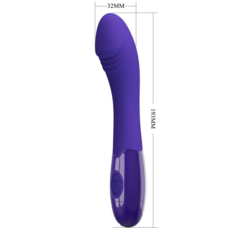 High Tech-Elemental Youth Violet Vibrator Dildo-Silikon, 12 Geschwindigkeiten · Vibratoren (Bild 5)