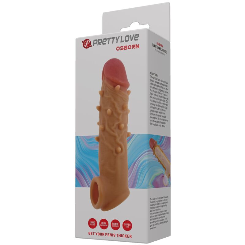 For Him-Osborn Penishülle Peniana stimulierend-Silikon-Erweiterung · Sextoys (Bild 4)