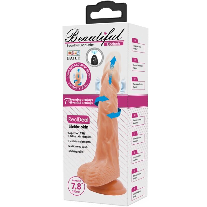 Baile Dildos-Bodach Vibrator Realistic mit Fernbedienung und Saugnapf-7 · Vibratoren (Bild 7)