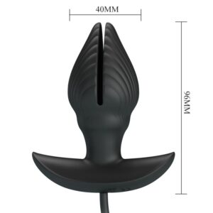 Anal Toys-Analplug Geschmeidig und Wiederaufladbar-Silizium, 10 Geschwindigkeiten · Sextoys (Bild 4)