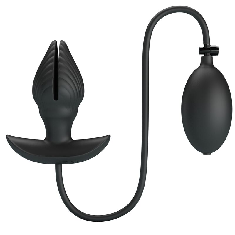 PRETTY LOVE - PLUG ANAL CON BOMBA DE AGUA ADAPTADORA Anal Toys-Analplug Geschmeidig und Wiederaufladbar-Silizium, 10 Geschwindigkeiten · Sextoys