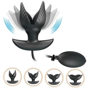 Anal Toys-Analplug Geschmeidig und Wiederaufladbar-Silizium, 10 Geschwindigkeiten · Sextoys (Bild 6)