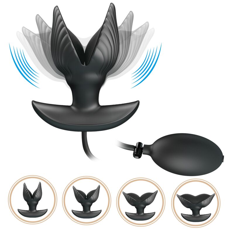 Anal Toys-Analplug Geschmeidig und Wiederaufladbar-Silizium, 10 Geschwindigkeiten · Sextoys (Bild 6)