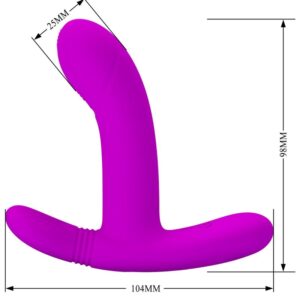 Remote Control-Geri Massager für Klitoris, Lila · Vibratoren (Bild 8)