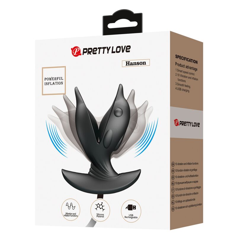 Anal Toys-Analplug Aufblasbare Delfine und Wiederaufladbar-Silizium, 10 · Sextoys (Bild 2)