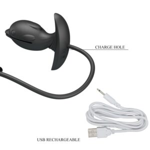 Anal Toys-Analplug Aufblasbare Delfine und Wiederaufladbar-Silizium, 10 · Sextoys (Bild 9)