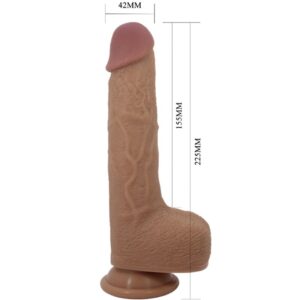 Remote Control-Tommy Dildo Vibrator Realistisch 22.5 cm-Silikon, 3 · Vibratoren (Bild 2)