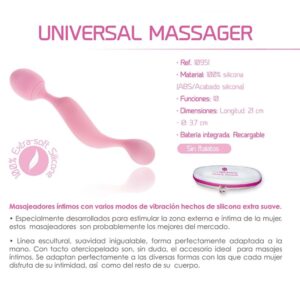 Femintimate-Universaler Silikon-Massager, Vibrator Rosa-10 Geschwindigkeiten · Vibratoren (Bild 4)