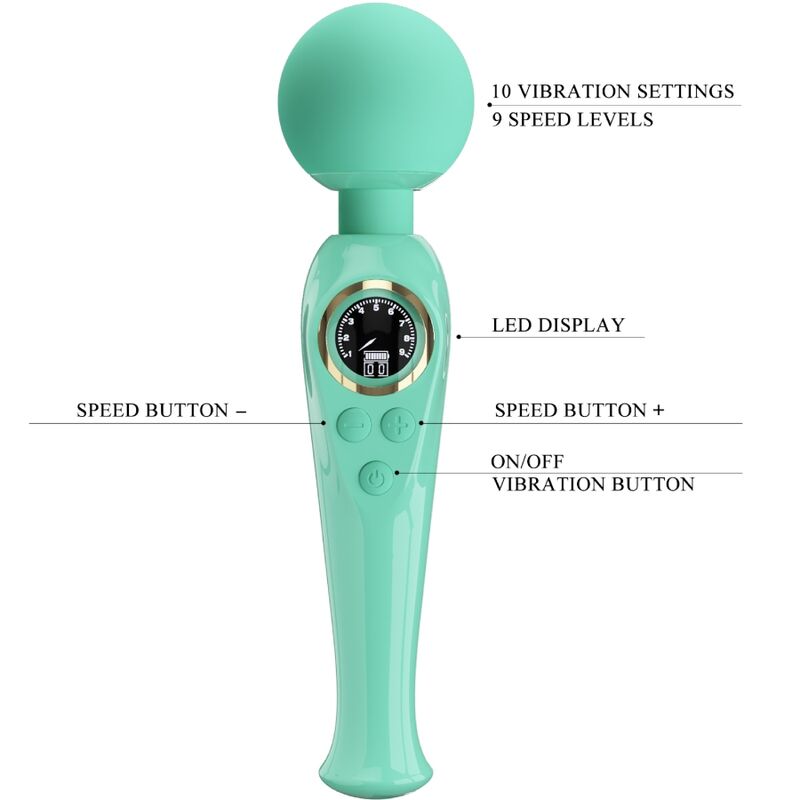 High Tech-Skyler Green Vibrator Art Stick-Silizium, 10 Geschwindigkeiten · Vibratoren (Bild 7)