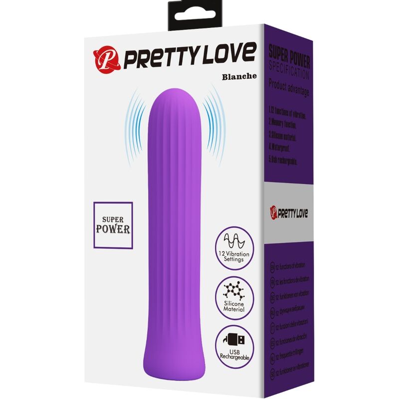 Fun Toys-Weiß Flieder Vibrator Stimulator-Silizium, 12 Geschwindigkeiten · Vibratoren (Bild 6)