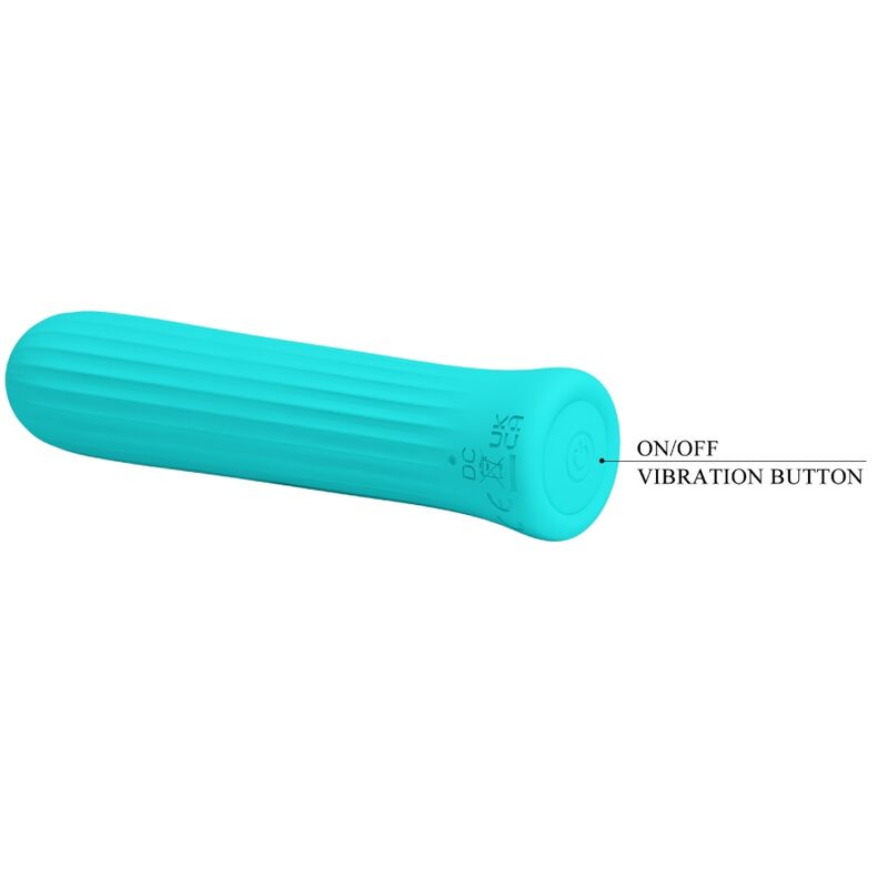 Fun Toys-Weiß Blue Stimulator Vibrator-Silikon, 12 Geschwindigkeiten · Vibratoren (Bild 3)