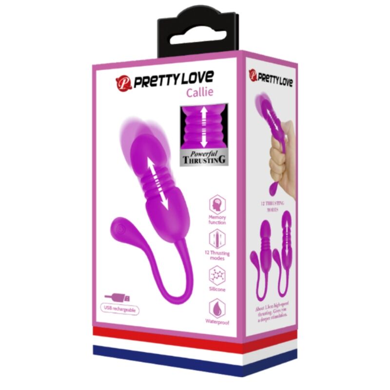 Fun Toys-Callie Lila Ei Vibrator Wiederaufladbar-Silizium, 12 Geschwindigkeiten · Vibratoren (Bild 2)